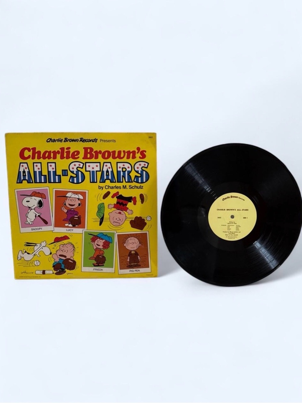 Vintage Charlie Brown All Stars Vinyl LP Record | Peanuts Soundtrack | Collectib